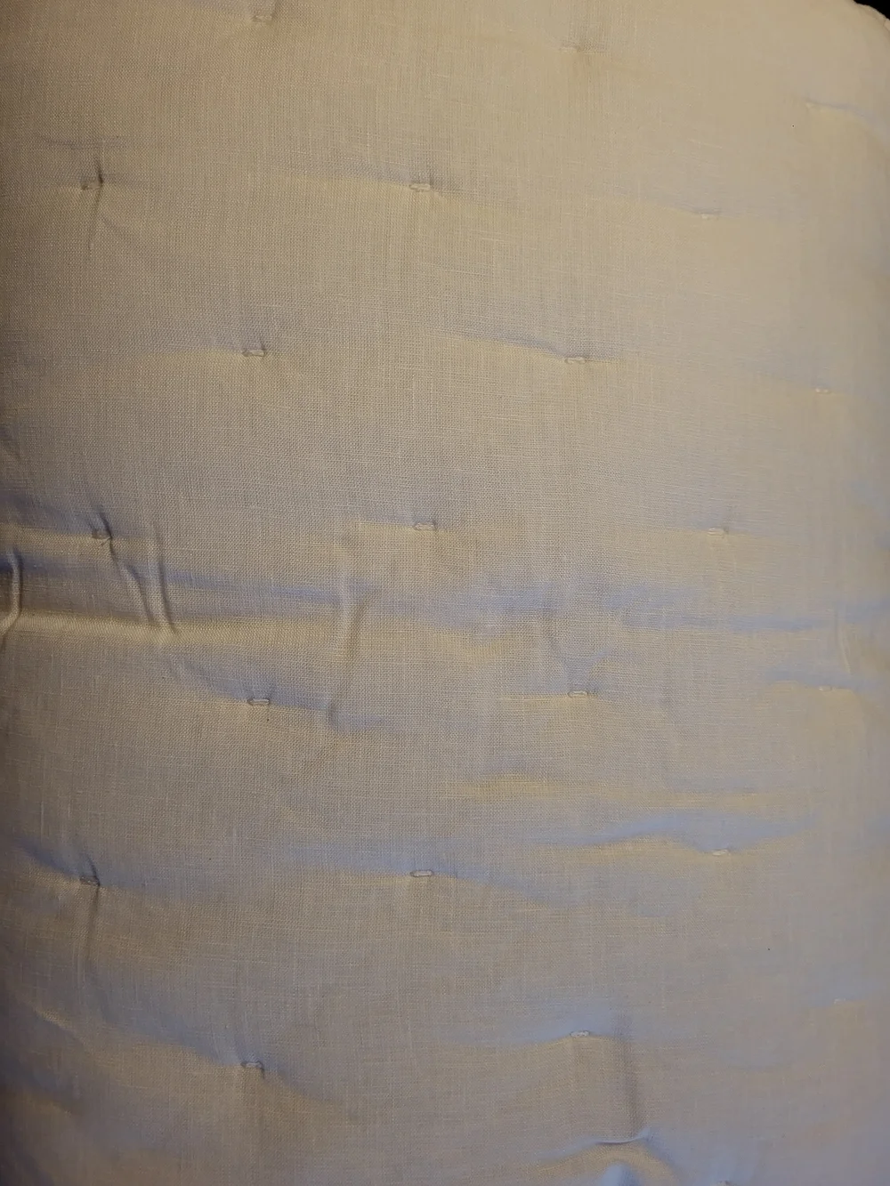 NWT Quince Twin European Linen Dream Quilt Color Sand
